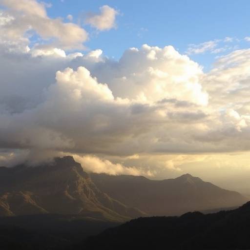 Scenic landscape of the Drakensberg Mountains